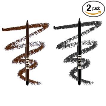 Milani Stay Put Eyeliner Bundle front packaging view showing After Dark and Semi Sweet pencils.