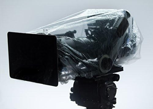 Touchscreen compatible camera rain cover with industrial band closure