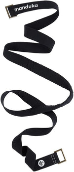Manduka yoga mat carrier shoulder padding close up detail