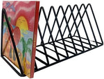 Close up view of the scratch resistant alloy steel wire on the premium media rack.