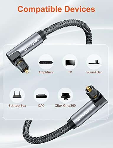 Vanaux optical cable connected to a soundbar
