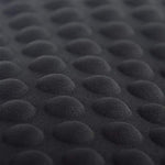 Lacdo durable travel organizer sleeve showing waterproof material closeup under water droplets