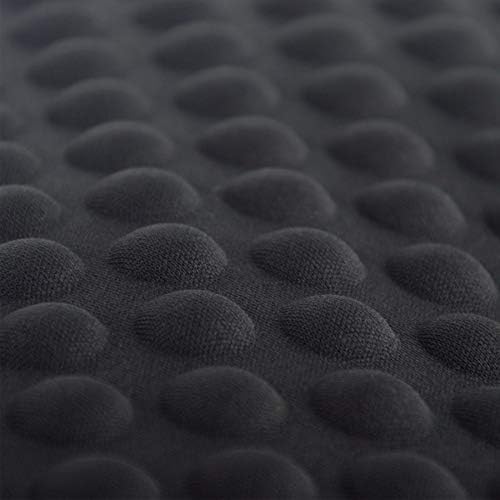 Lacdo durable travel organizer sleeve showing waterproof material closeup under water droplets