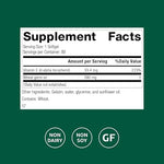 Premium plant based immune defense dietary supplement bottle on a plain background