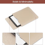 HoYiXi e-reader sleeve demonstrating flip-in closure safety