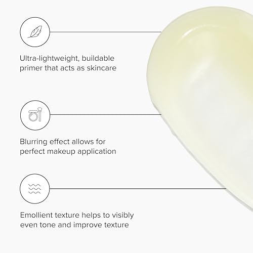DRMTLGY primer filling in fine lines and blurring skin imperfections
