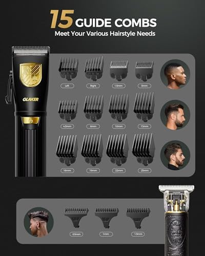 GLAKER premium barber kit packaged inside its dedicated storage case
