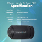 Authentic Flashpoint 150mm lens in protective packaging