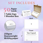 Minimalist baby time capsule box with engraving detail