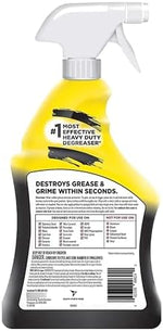 Easy-Off kitchen degreaser spray bottle for removing stubborn oil stains