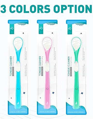 Ultra soft silicone micro bristles side of the Y-Kelin tongue cleaner