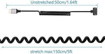 RIIEYOCA downward angled HDMI cable connected to a tight space behind a wall mounted television.