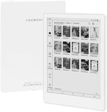 White Android 14 Digital Book Tablet Side Profile