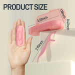 Side view of the travel-ready micro dental floss picks packaging detailing usage instructions and features.