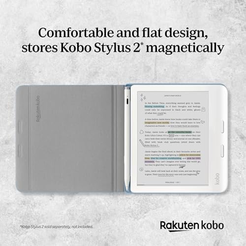 Kobo Libra Colour SleepCover interior showing eReader fit