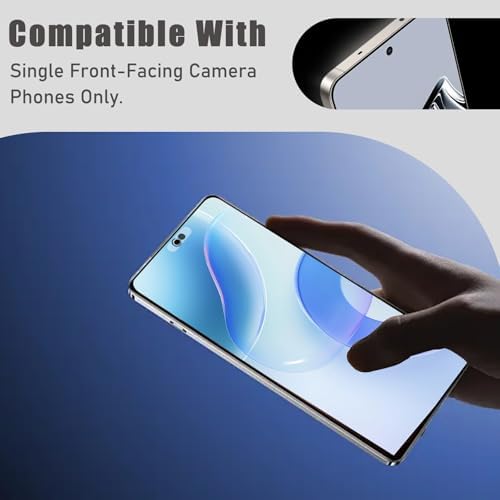 Close up view of the transparent bottom design of the camera privacy cover on a phone screen.