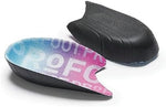 Pair of PROFOOT orthotic heel cups for men's size 8 to 13 pain relief.