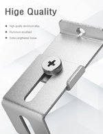 Child safety outlet lock device by Ilivable in silver finish