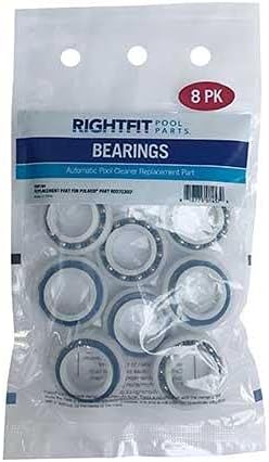 RightFit replacement bearings for Polaris 180 and 280 pool cleaners front view pool parts