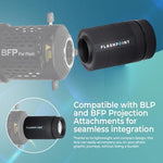 Rear mount detail of Flashpoint 150mm lens for BLP system