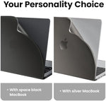 BlueSwan flexible protective laptop cover corner detail highlighting impact resistant material
