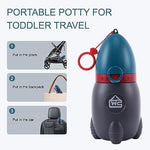 Secret Desire portable toddler emergency pee bottle showcasing the secure triple sealed leakproof cap mechanism