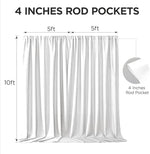 Joydeco photography backdrop curtains material texture close up showing stain resistant tight weave fabric
