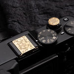 DBZZ laser engraved camera customization kit with floral pattern
