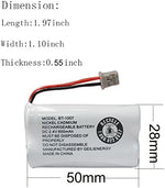 Close up of the technical specifications print on the GEILIENERGY 2.4V 600mAh battery cell.