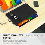 imComor electronic accessories storage pocket with cables and chargers