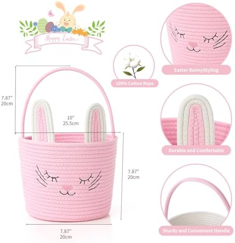 Foldable pink nursery organizer basket filled with baby toys and diapers