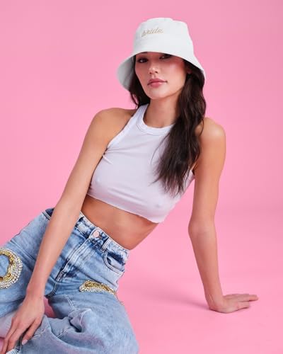 Authentic xo, Fetti bachelorette party outfit bucket hat