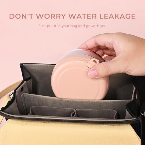 HEMILAB leak-proof night guard case with silicone sealing ring and attached wrist lanyard