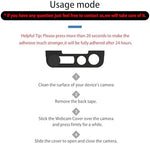 EYSOFT rear camera lens protector installed on black iPhone 13 back camera module