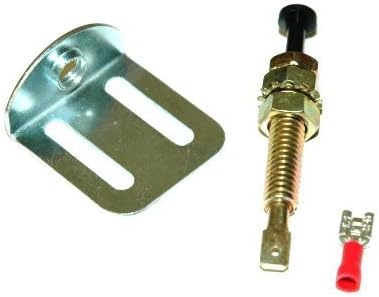 Design Engineering pin switch with L bracket front view automotive security accessory