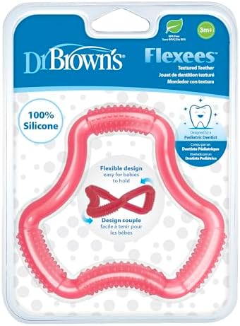 Dr. Brown's silicone teething toy textured surface close-up