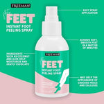 FREEMAN Beauty Flirty Feet Instant Peeling Foot Spray, Coconut and Aloe, Blue, 4 Fl Oz - Image 4