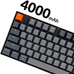 Close up of Gateron Brown mechanical switches on Keychron K10