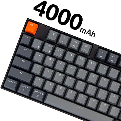 Close up of Gateron Brown mechanical switches on Keychron K10