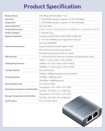 VCELINK packaging and included accessories set