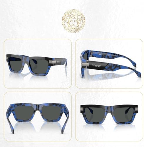 Versace VE4464 Rectangular Sunglasses for Men +BUNDLE with ACCESSORY EYEWEAR KIT - Image 4