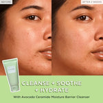 Glow Recipe Avocado Ceramide cleanser 150ml bottle side profile