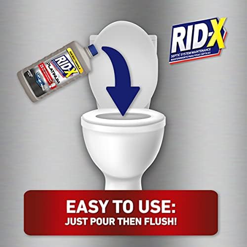 Rid-X Platinum 24 fluid ounce bottle for home maintenance
