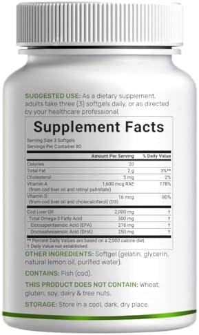 Deal Supplement burpless lemon flavored dietary supplement capsule close up layout.
