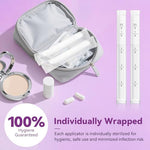 Threaded tip of Momsnug applicator showing compatibility with cream tubes.