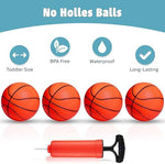 Close up of Marppy bathtub basketball hoop suction cups