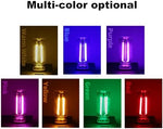 Dozyix vintage ambient lamp plugged into a car dashboard usb port for interior lighting