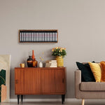 Close up view of authentic USA imported retro audio cassette organizer shelf