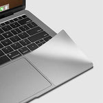 UPPERCASE laptop protective vinyl film color matched space gray close up view