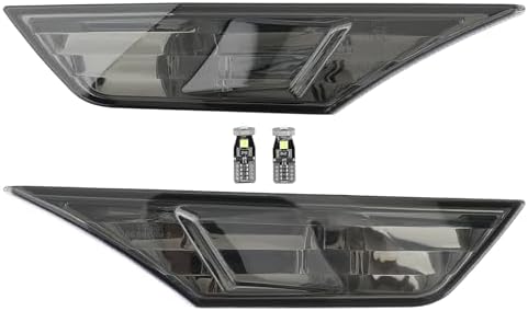 AUTOKAY premium smoked lens LED side indicator light pair close up